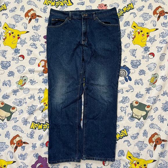 Vintage 90s Lee Straight Cut Jeans 36x32 - Picture 1 of 3